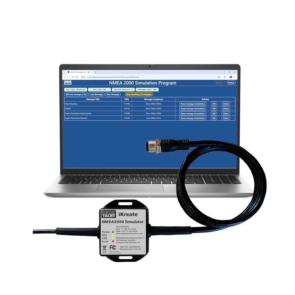 Digital Yacht iKreate NMEA 2000 Simulator w/USB [ZDIGIKREATE]