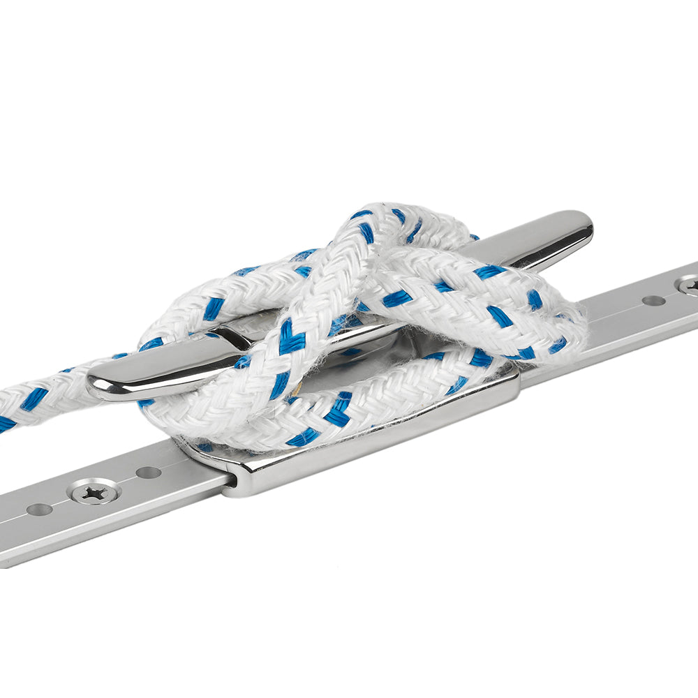 Schaefer Mid-Rail Chock/Cleat Stainless Steel - 1