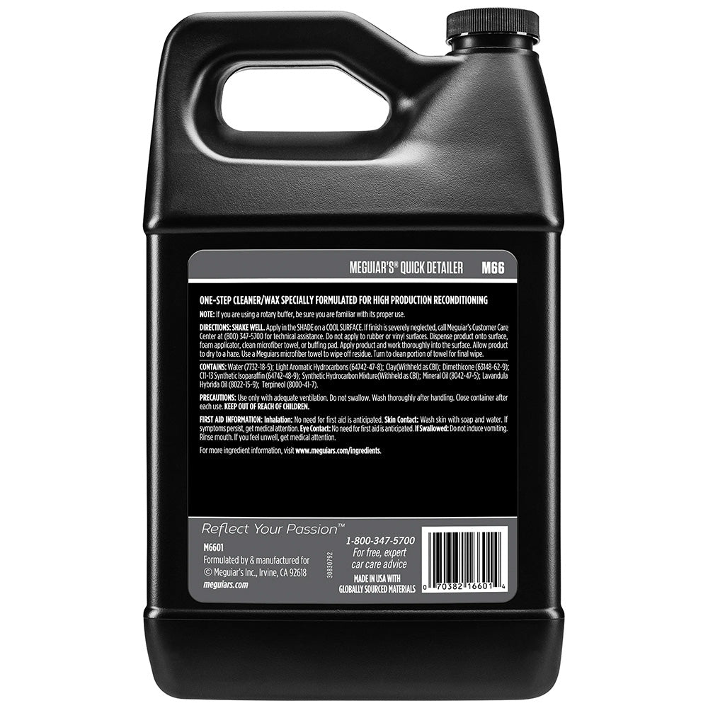 Meguiars Mirror Glaze Quick Detailer - 1 Gallon [M6601]