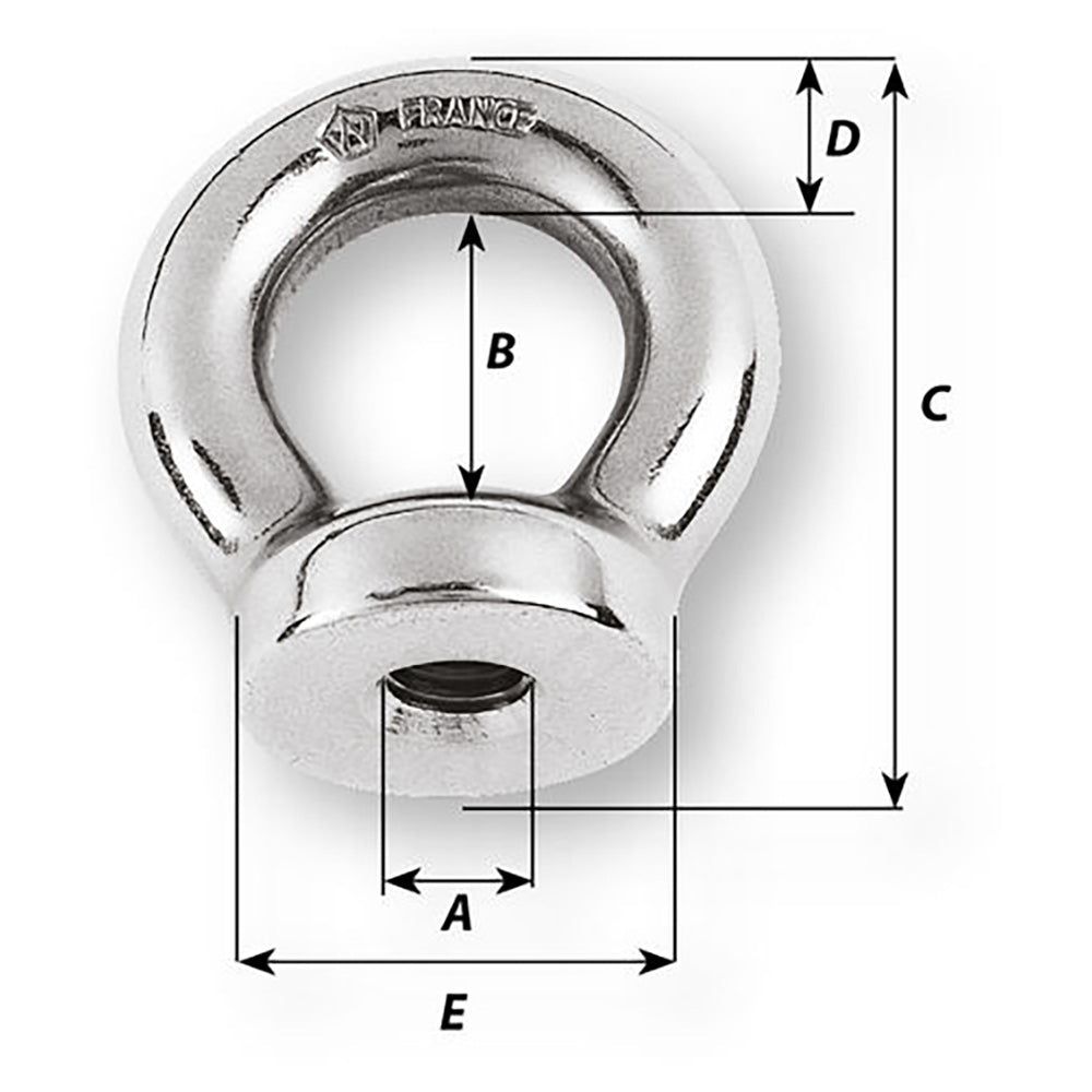 Wichard 8mm Eye Nut - 21/32
